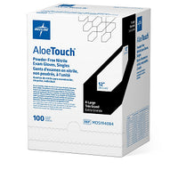 AloeTouch Sterile Powder-Free Nitrile Exam Glove Extended Cuff 12" Green - Extra Large