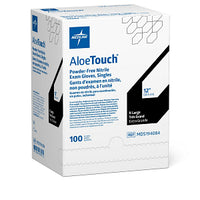 AloeTouch Sterile Powder-Free Nitrile Exam Glove Extended Cuff 12" Green - Extra Large