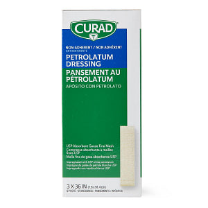 Medline CURAD Sterile Non-Adherent Petrolatum Dressing 3" x 36"
