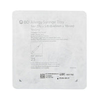 BD Allergist Tray Syringe with PrecisionGlide Needle 1cc  27 G x 3/8"