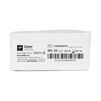 Medline Sterile Carbon-Steel Surgical Blade Size 22