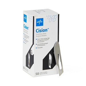 Medline Sterile Stainless-Steel Surgical Blade Size 22