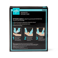 Medline Optifoam Gentle Silicone Foam Dressing without Border 6" x 6"