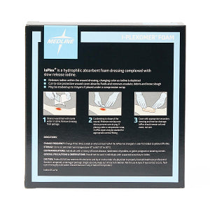 Medline IoPlex Iodophor Foam Dressing 2" x 2"