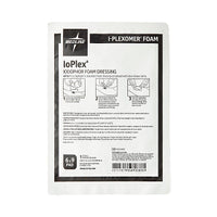 Medline IoPlex Iodophor Foam Dressing; 6" x 9"