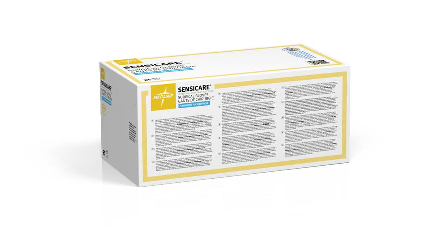 SensiCare PI Sterile Powder-Free Polyisoprene Surgical Glove with Aloe White - 7.5