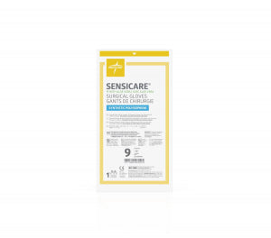 SensiCare PI Sterile Powder-Free Polyisoprene Surgical Glove with Aloe White - 9