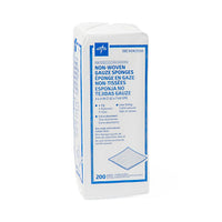 Medline Non-Sterile Non-Woven Gauze Sponge, 4-Ply 3" x 3"