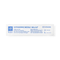 Medline Standard Hypodermic Needle 18 G x 1"