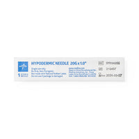 Medline Standard Hypodermic Needle 20 G x 1"