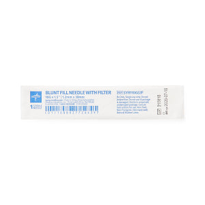 Medline Sterile Blunt Fill Needle 18 G x 1.5" with 5 um Filter