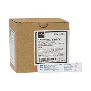 Medline Sterile Blunt Fill Needle 18 G x 1.5" with 5 um Filter