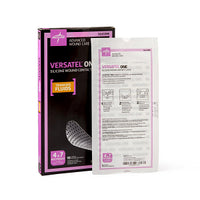 Medline Versatel One Silicone Wound Contact Layer Dressing 4" x 7"
