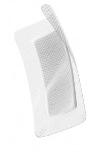 Medline Optifoam Gentle Silicone Adhesive Super Absorbent Foam Dressing with Border 4" x 8"