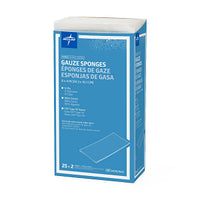 Sterile 100%-Cotton Woven Gauze Sponge; 12 Ply 8" x 4"