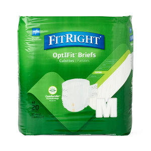 FitRight Extra Incontinence Briefs - M 32"-44"