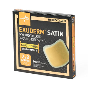 Medline Exuderm Satin Hydrocolloid Wound Dressing  2" x 2"