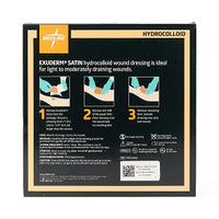 Medline Exuderm Satin Hydrocolloid Wound Dressing 6" x 6"