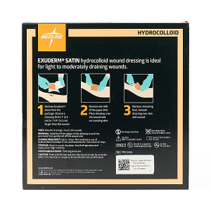 Medline Exuderm Satin Hydrocolloid Wound Dressing 6" x 6"