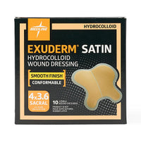 Medline Exuderm Satin Hydrocolloid Wound Dressing 4" x 3.5"