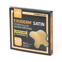 Medline Exuderm Satin Hydrocolloid Wound Dressing 4" x 3.5"