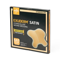 Medline Exuderm Satin Hydrocolloid Wound Dressing 6.25" x 6.5"