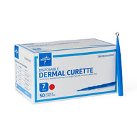 Medline Sterile Single-Use Dermal Curette 7.0 mm