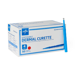 Medline Sterile Single-Use Dermal Curette 4.0 mm