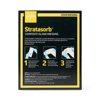 Stratasorb Island Wound Dressing 4" x 4"