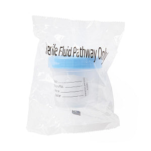Medline General-Use Specimen Container 4oz. with Sterile Fluid Pathway