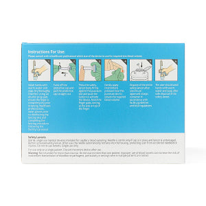 Medline Push-Button Activated Safety Blood Lancet 28 G x 1.6 mm