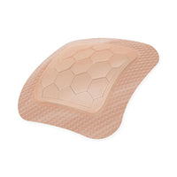 Medline Optifoam Gentle Flex Silicone-Faced Foam Dressing with Border 4" x 4"