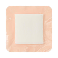 Medline Optifoam Gentle Silicone Adhesive Foam Dressing with Border 4" x 4"