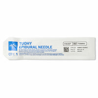 Medline Tuohy Epidural Needle 17 G x 5" Metal
