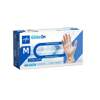 Glide-On Powder-Free Vinyl Exam Glove Clear - M