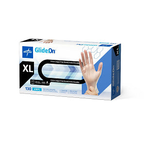 Glide-On Powder-Free Vinyl Exam Glove Clear - XL