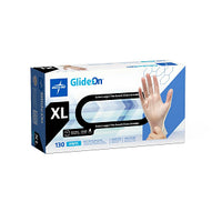 Glide-On Powder-Free Vinyl Exam Glove Clear - XL