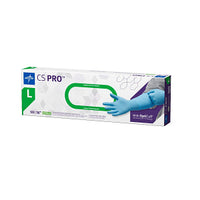 CS PRO Powder-Free Nitrile Exam Glove Extended Cuff 16" Blue - Large