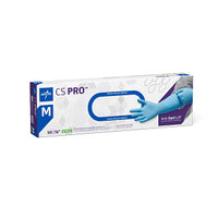 CS PRO Powder-Free Nitrile Exam Glove Extended Cuff 16" Blue -  Medium