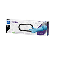 CS PRO Powder-Free Nitrile Exam Glove Extended Cuff 16" Blue - Extra Large