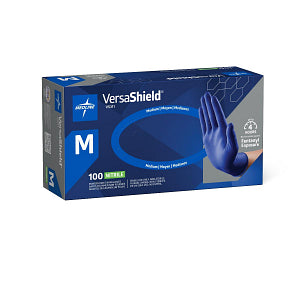VersaShield Powder-Free Nitrile Exam Glove Blue - M