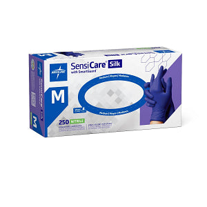 SensiCare Silk Powder-Free Nitrile Exam Glove - M