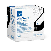 AloeTouch Sterile Powder-Free Nitrile Exam Glove Extended Cuff 12" Green - Extra Large