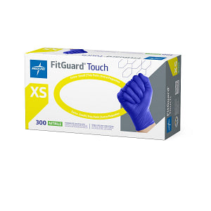 FitGuard Touch Powder-Free Nitrile Exam Glove Blue - XS