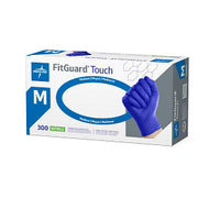 FitGuard Touch Powder-Free Nitrile Exam Glove Blue - M