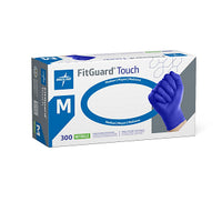 FitGuard Touch Powder-Free Nitrile Exam Glove Blue - M