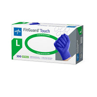 FitGuard Touch Powder-Free Nitrile Exam Glove Blue - L