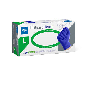FitGuard Touch Powder-Free Nitrile Exam Glove Blue - L