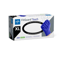 FitGuard Touch Powder-Free Nitrile Exam Glove Blue - XL