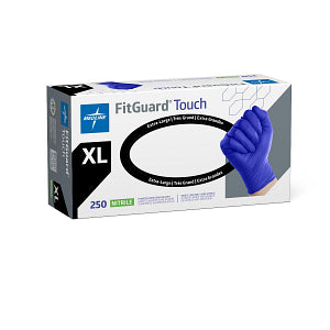 FitGuard Touch Powder-Free Nitrile Exam Glove Blue - XL